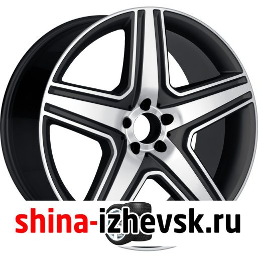 Колесный диск Replay MR72 7xR16 5×112 ET31 DIA66.6 черный матовый полностью полированный в Ижевске